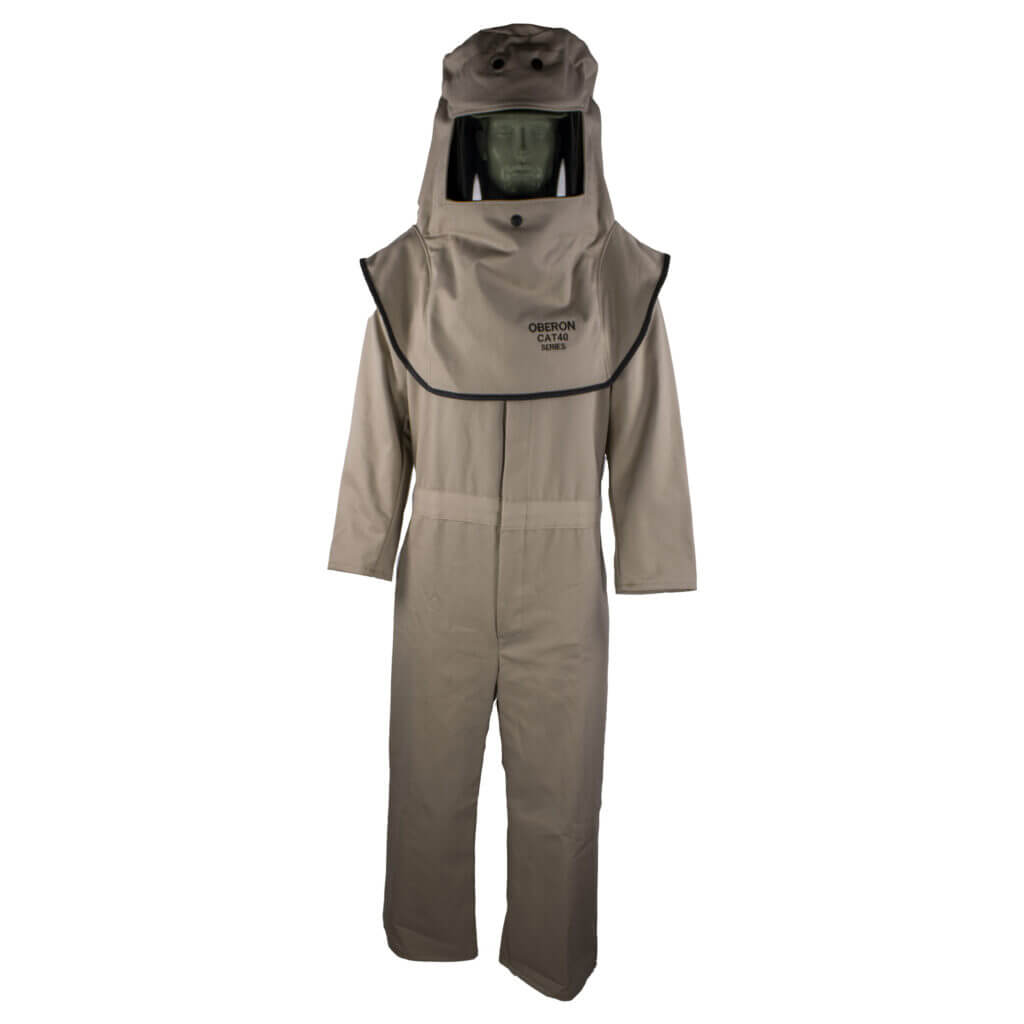 40 Cal CAT™ Arc Flash Hood and Coverall Suit Set
