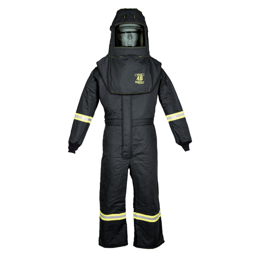 40 Cal TCG™ Arc Flash Kit with Escape Strap (Hood, Coat, and Bib Suit Set)